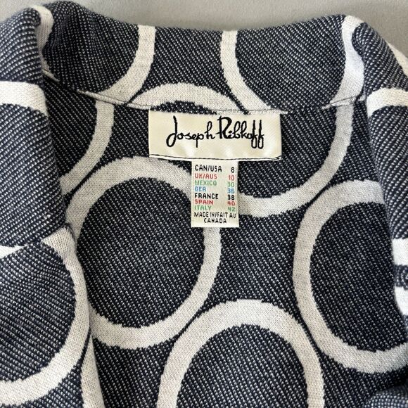 Joseph Ribkoff Womens 8 Front Blazer Jacket Casual - Picture 5 of 6